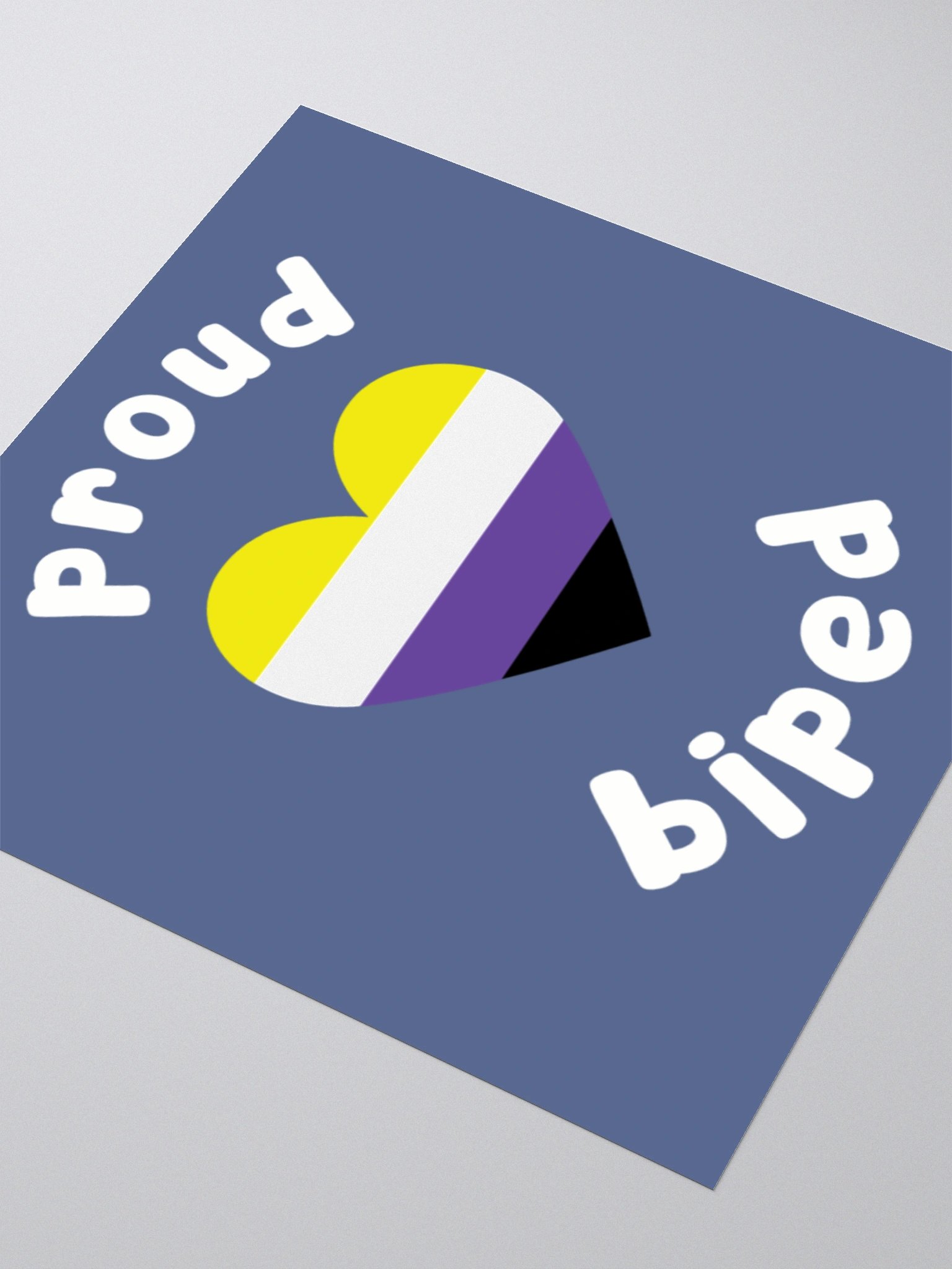 Proud Biped Sticker - NB product image (6)