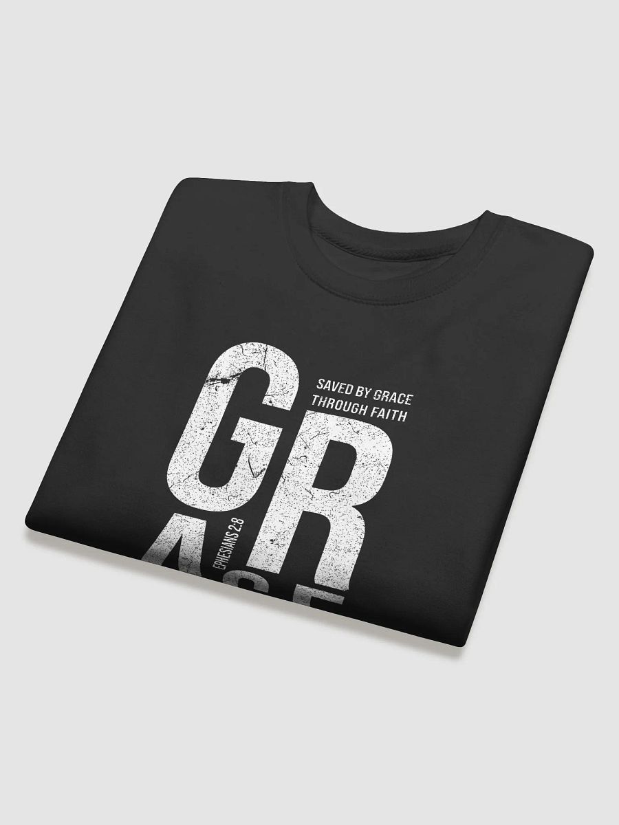 Saved by Grace – Unisex Sweatshirt (DARK) product image (3)