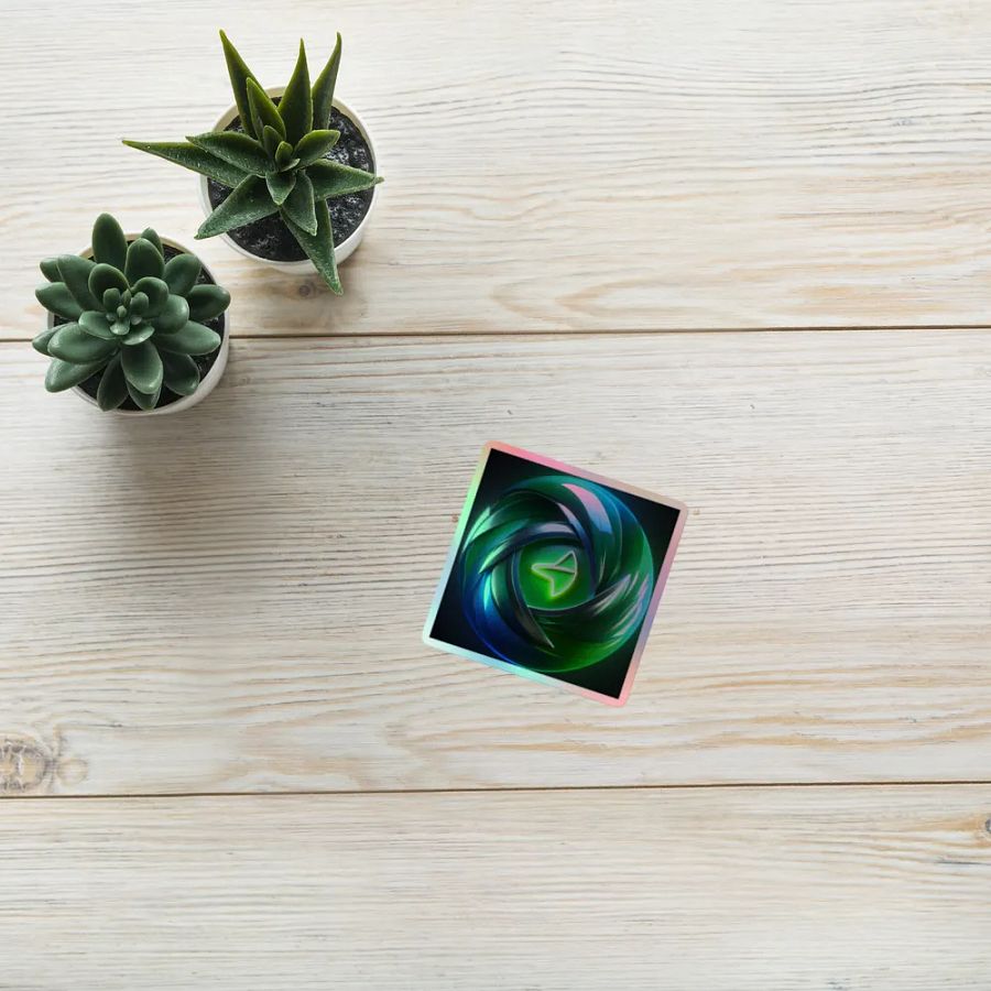 Luminous Logo Holographic Sticker Set product image (10)