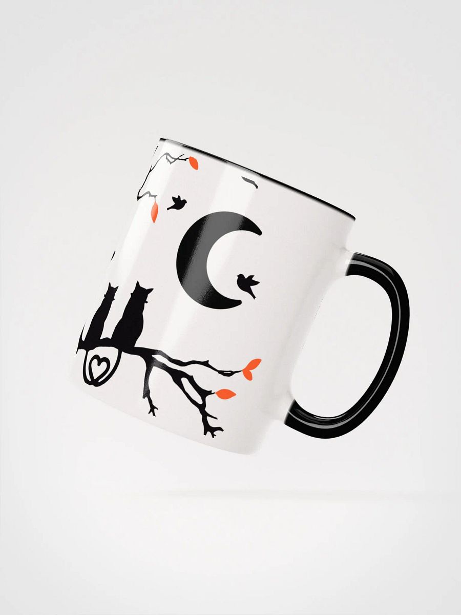 Whimsical Tree Branch Ceramic Mug with Color Inside product image (5)