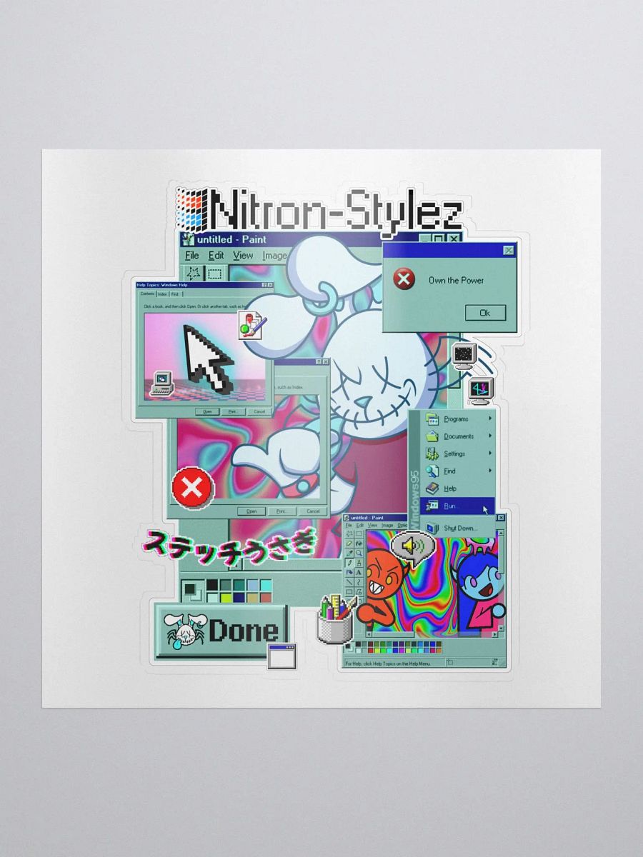 Wave 6 - Window Split Kiss Cut Sticker product image (3)