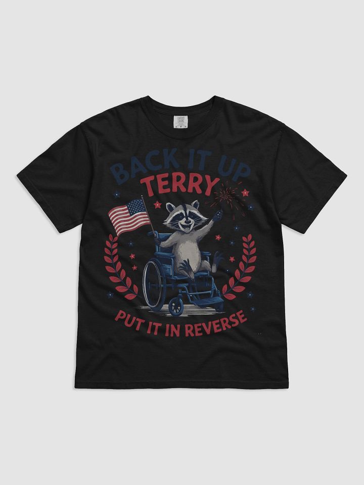 Patriotic Raccoon Wheelchair Tee product image (5)