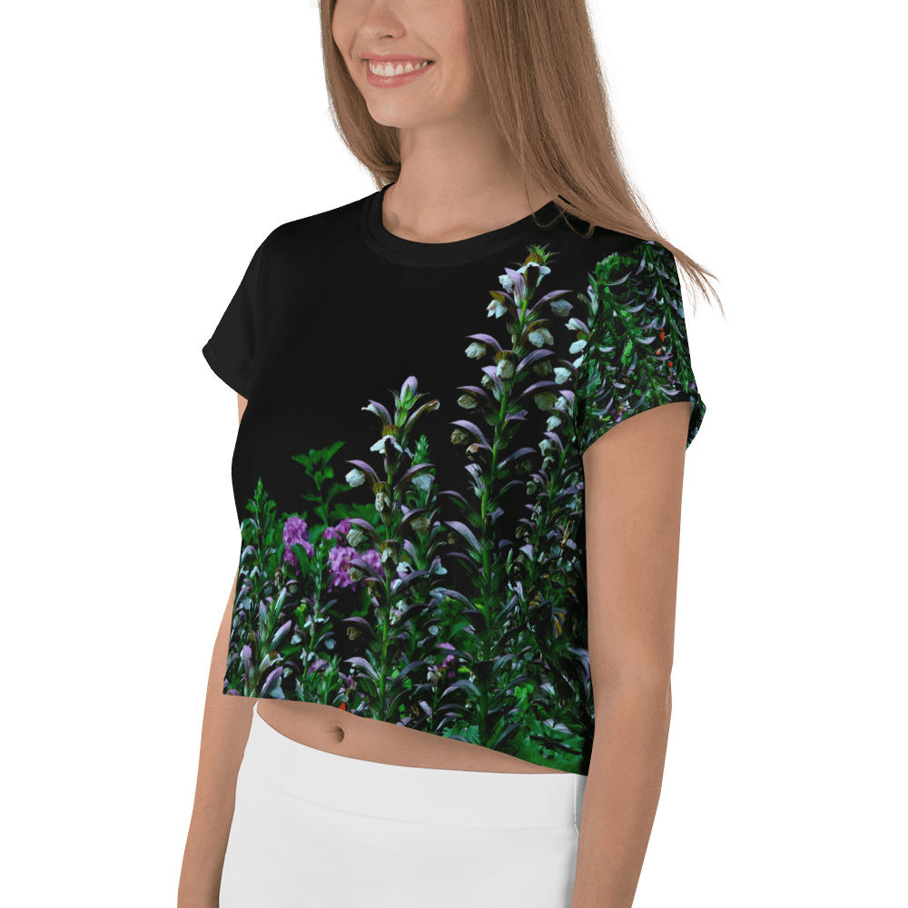 Crop-Top - Blumenkontrast product image (3)
