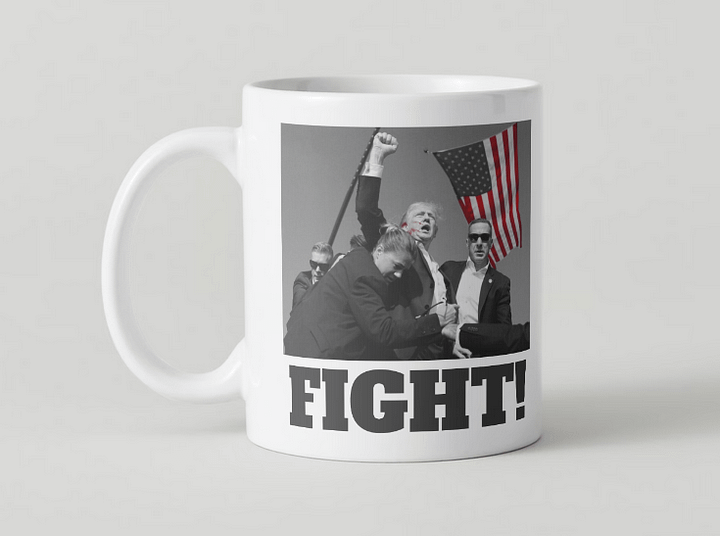 FIGHT Coffee Mug Trump Large Size product image (1)