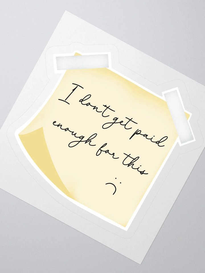 Underpaid Emotions Sticker Set product image (1)