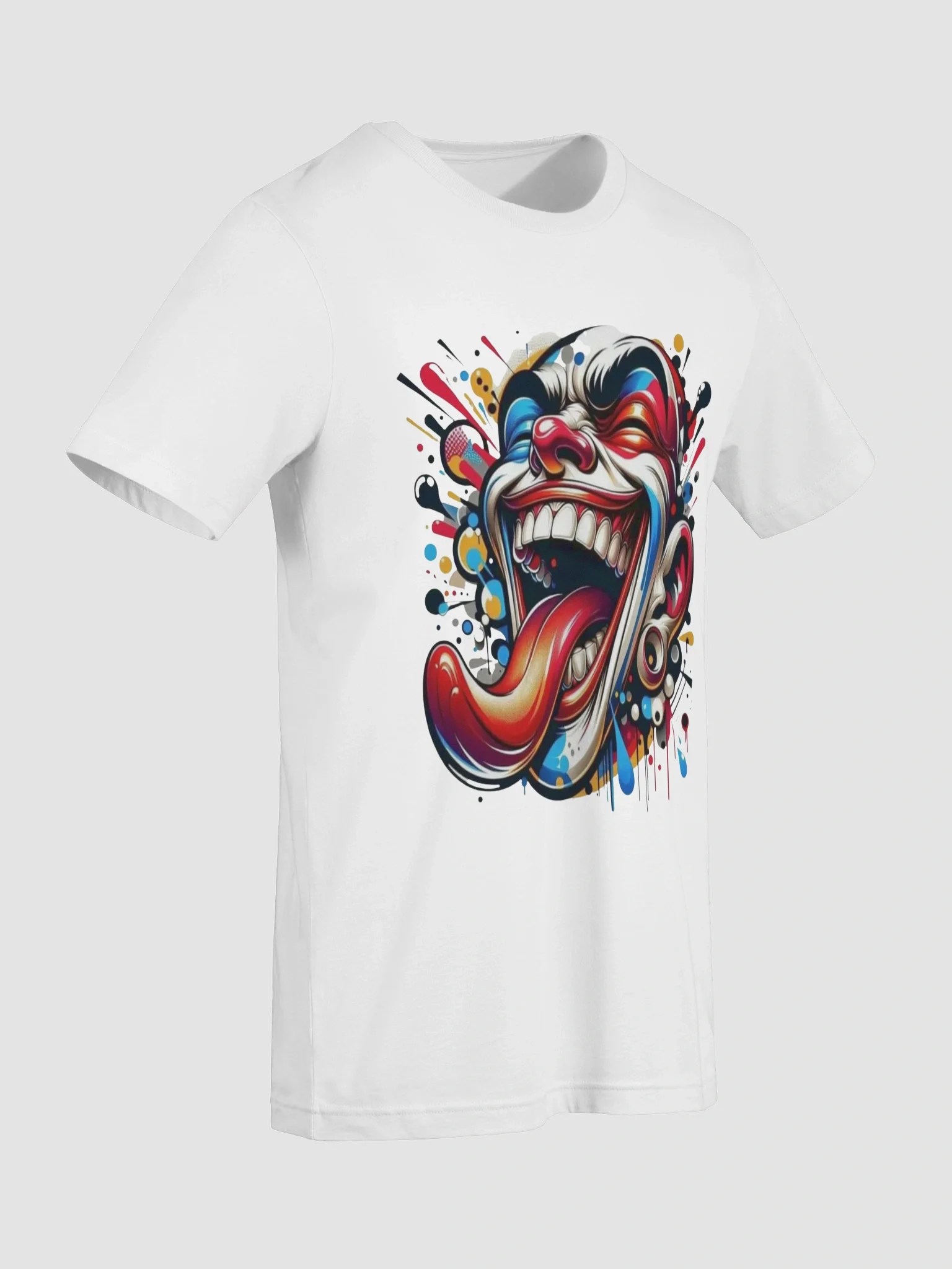 Graffiti Style Crazy Clown Art T-Shirt product image (13)