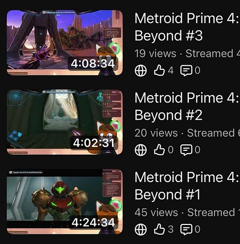 check out my #metroidprime4 streams

tune in at 8 pm Eastern for more