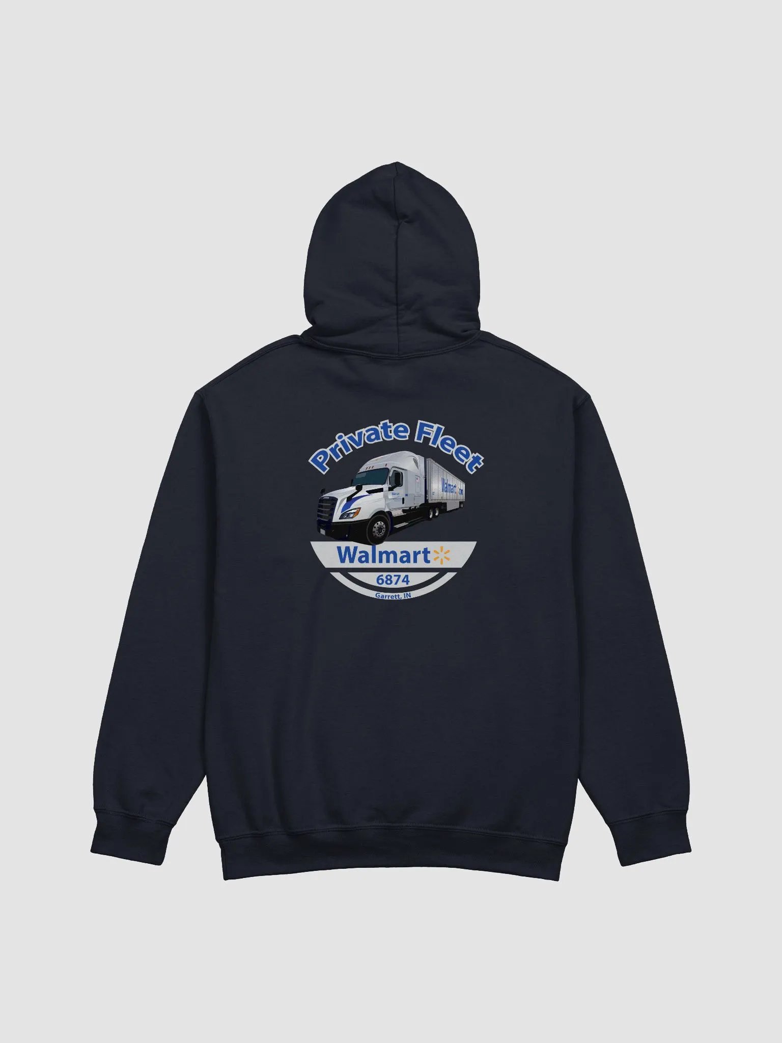 6874 Garrett Walmart Private Fleet hoodie product image (1)