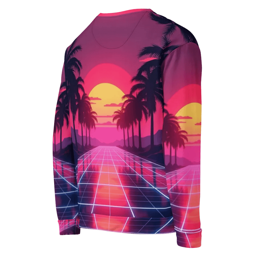 Neon Sunset Dreams Unisex Sweatshirt product image (5)