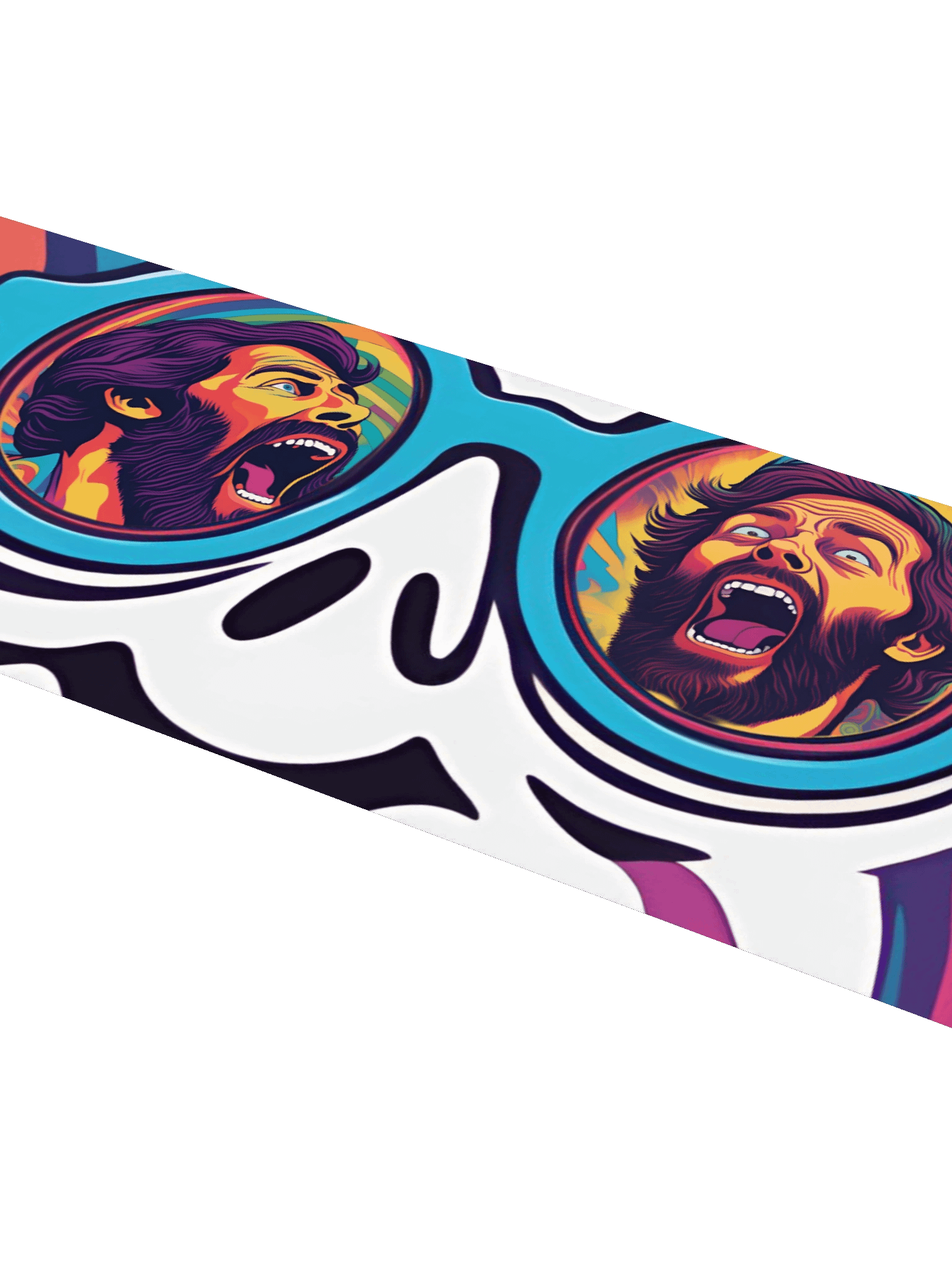 Trippin’ with the Truth – Psychedelic Ghost Bumper Sticker product image (4)