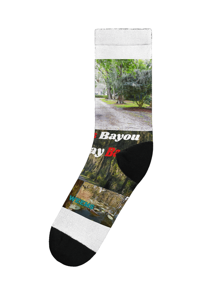 Benji's Bayou Birthday Bash EcoArt Crew Socks product image (1)