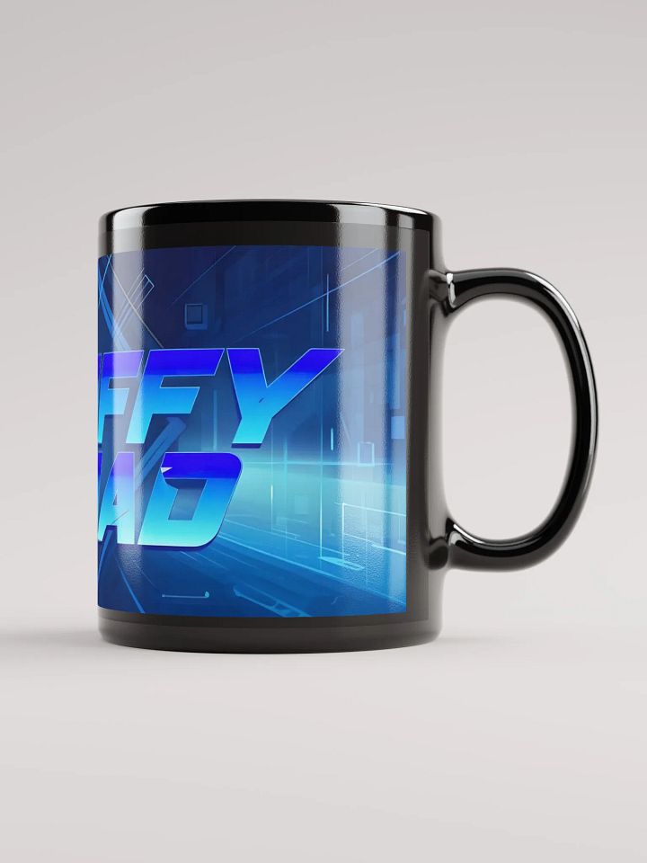 Delightful Black Coffee Cup Featuring the bold 'SCRUFFY SQUAD' design product image (2)
