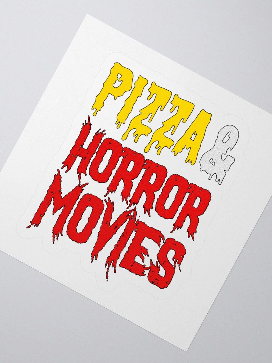 Pizza And Horror Movies Sticker product image (2)