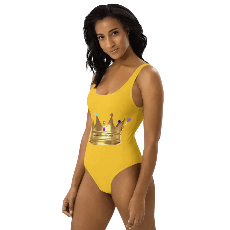 Queendom Beautiful Women Gemstone Crown Swimsuit/ Gold (TM) product image (8)