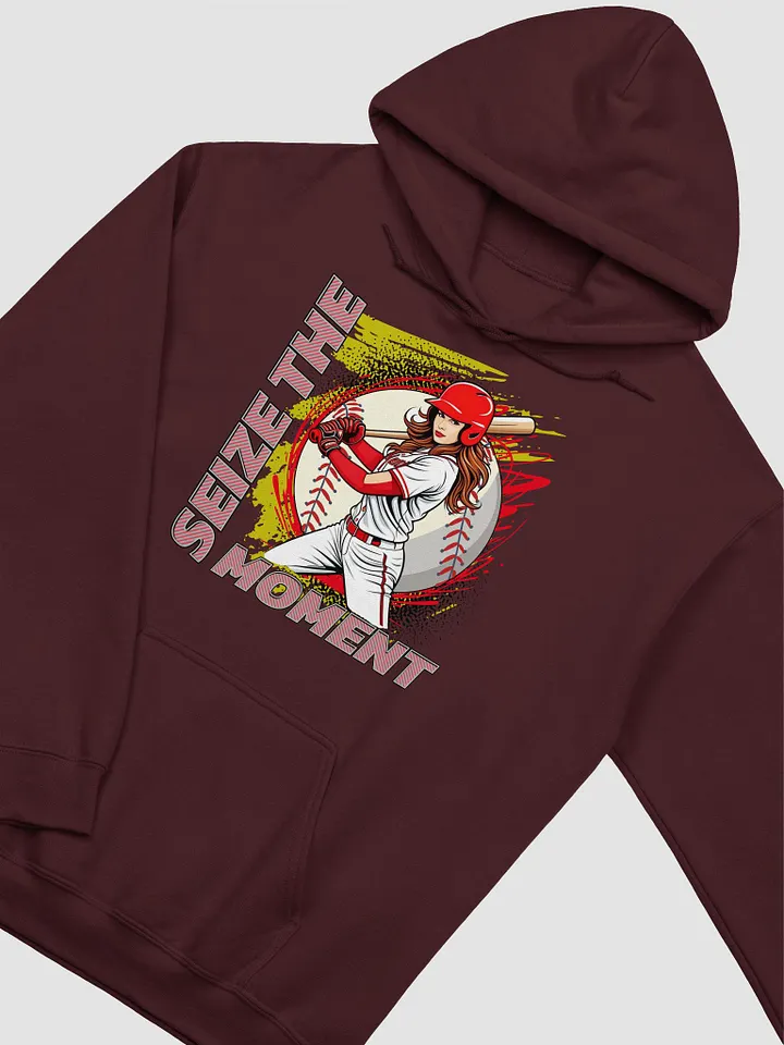 Seize the Moment Baseball Female Hoodie product image (14)