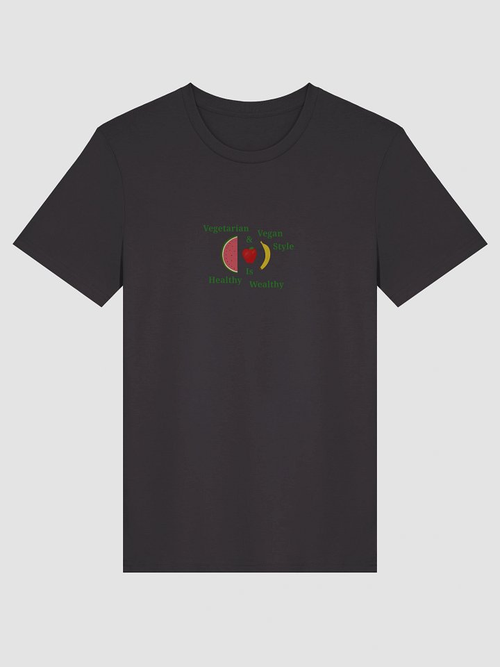 Healthy Wealthy Vegetarian & Vegan Tee product image (1)