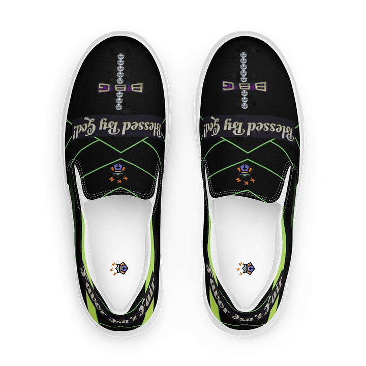 BBG Lime Green and Black Women's Slip On product image (1)