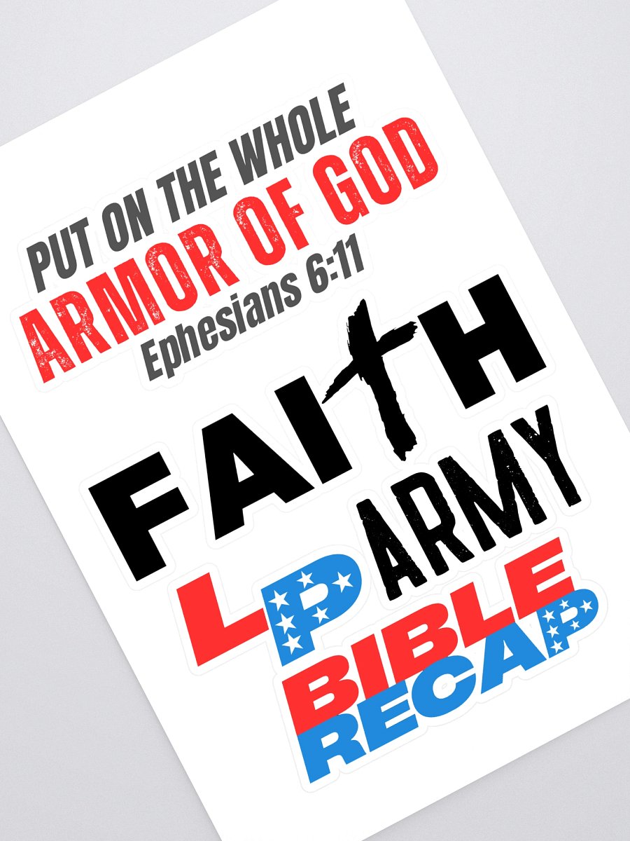 FAITH sticker sheet product image (1)