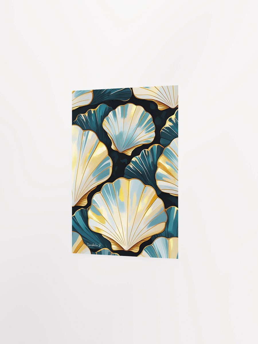 Poster artistique - Coquilles Saint-Jacques - 10 - Cadeau Déco Energie Vibratoire product image (4)