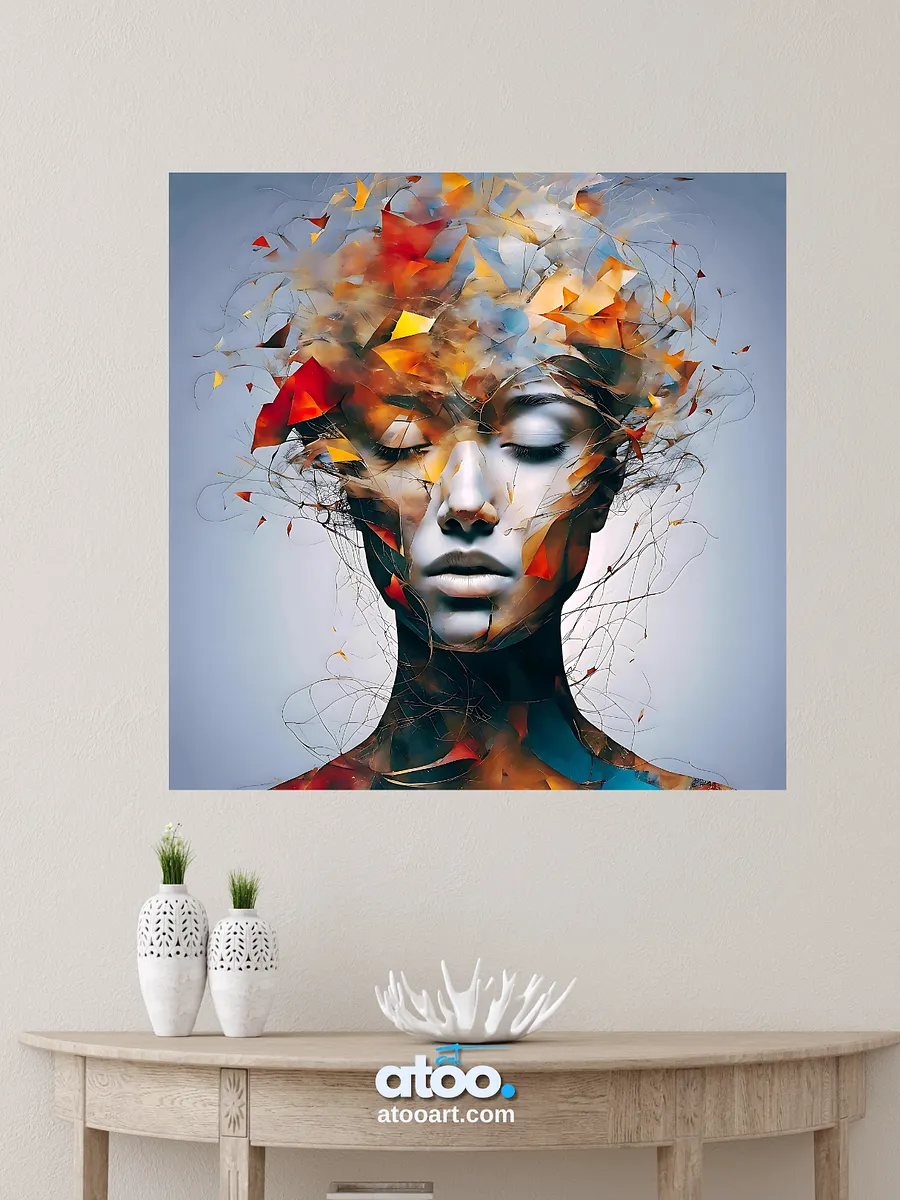 Understanding Women | Living in Colors | Canvas Artistic Painting product image (2)