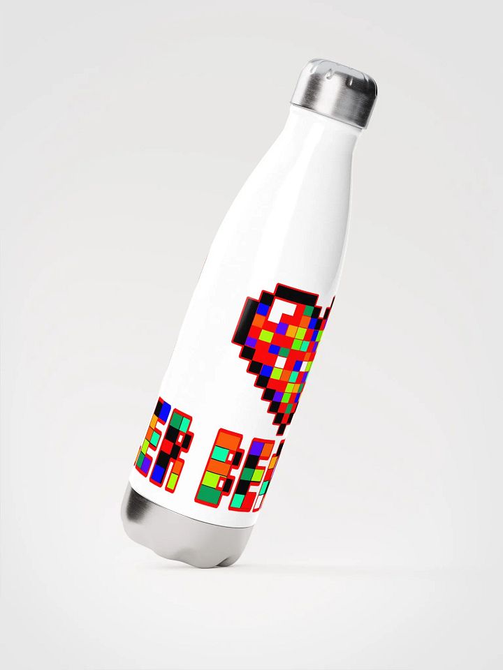 I Heart Perler Bead Water Bottle product image (2)