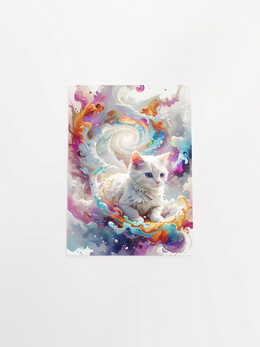 Vibrant Colors and Feline Fantasy Poster product image (13)