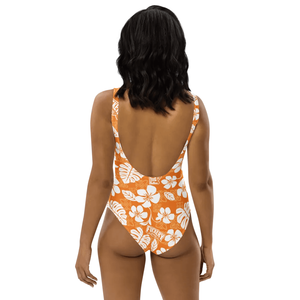 Fuckers Offroad Ladies Hawaiian Swinsuit - Orange product image (8)