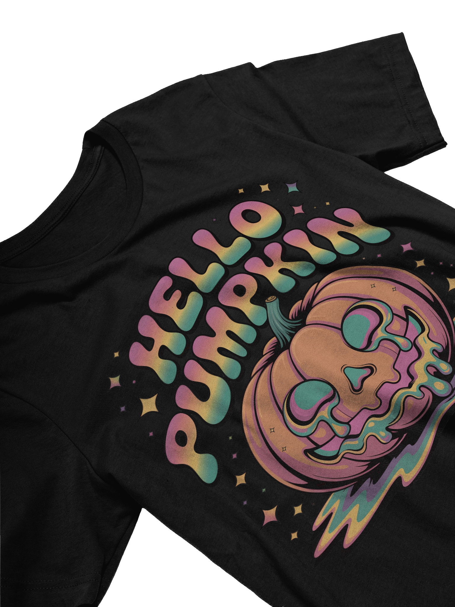Melting Pumpkin Hello T-Shirt product image (3)