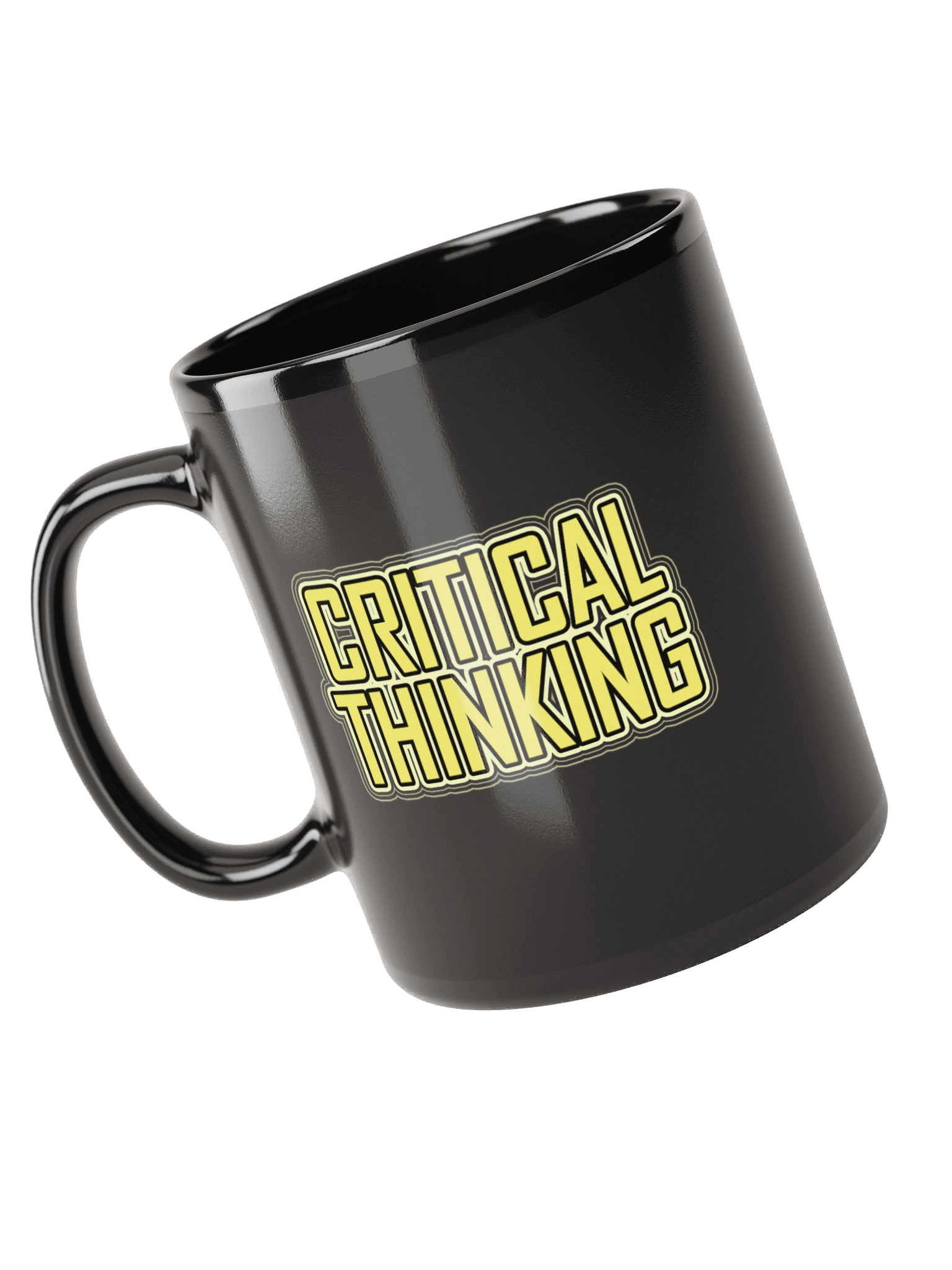 Promote Critical Thinking Now - Black Mug product image (3)