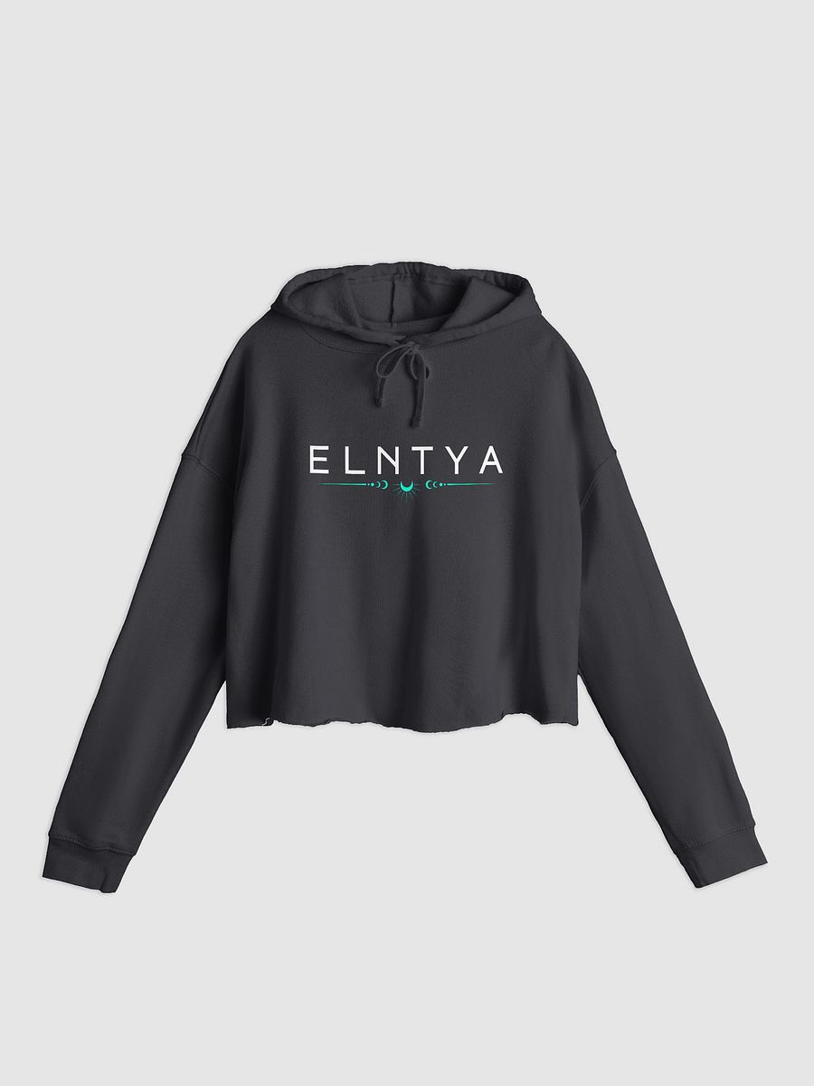Big El White Snek Logo Cropped Hoodie product image (1)