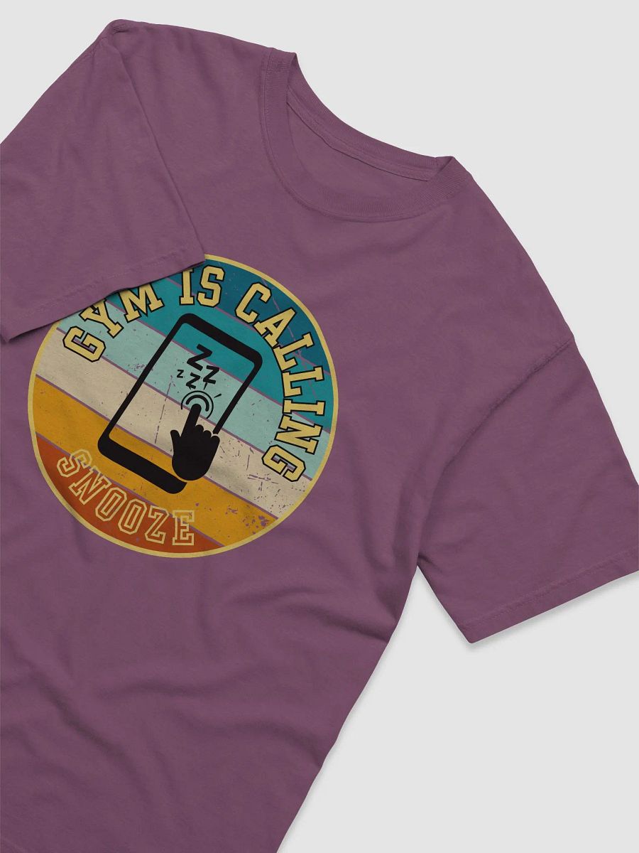 Retro Gym Snooze Badge T-Shirt product image (16)