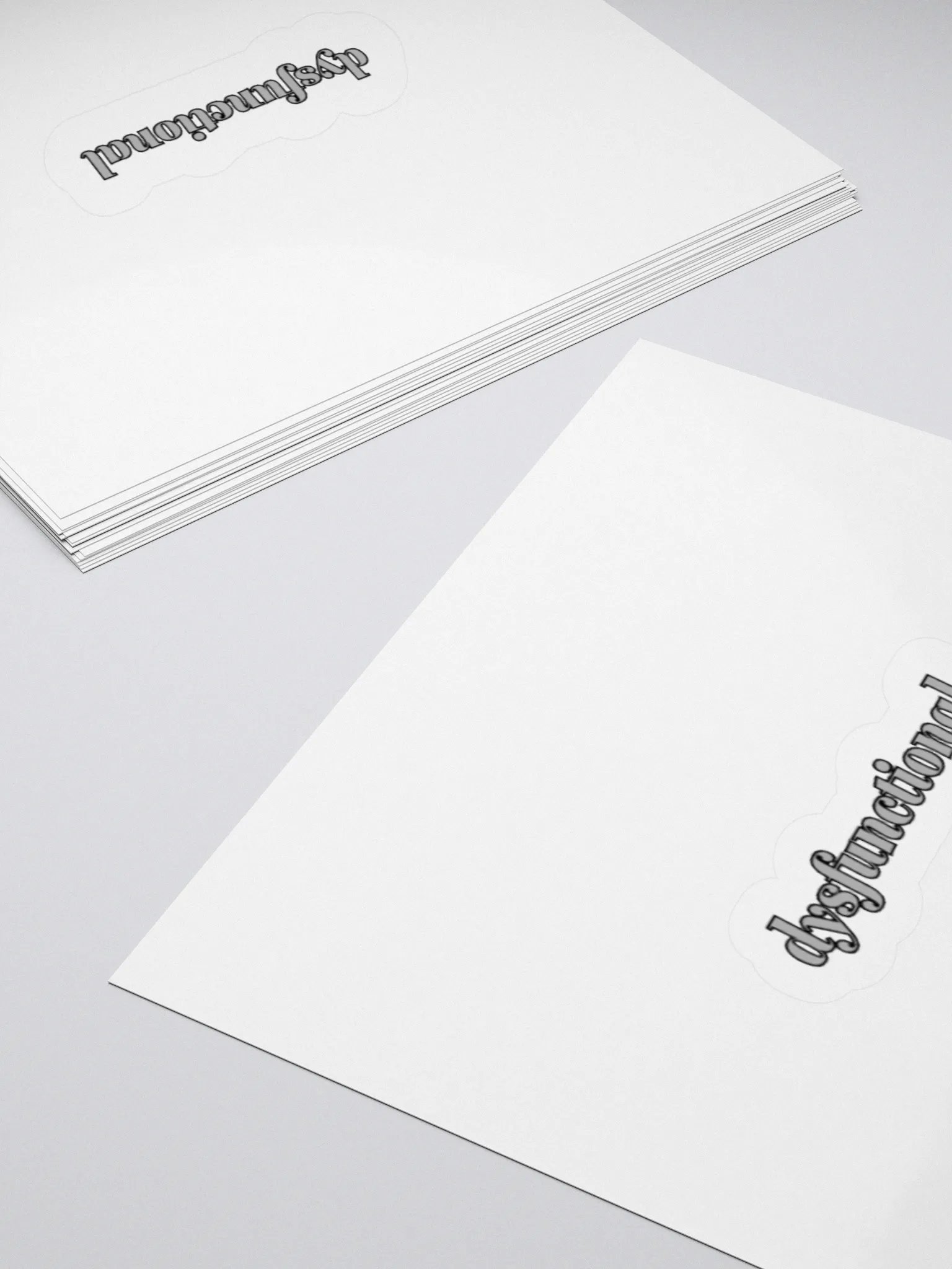 dysfunctional. Sticker product image (4)