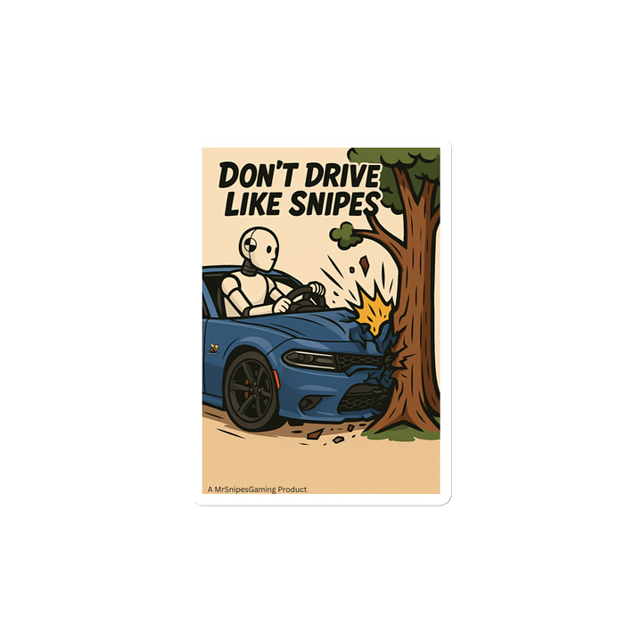 Don't Drive Like Snipes Magnet product image (2)