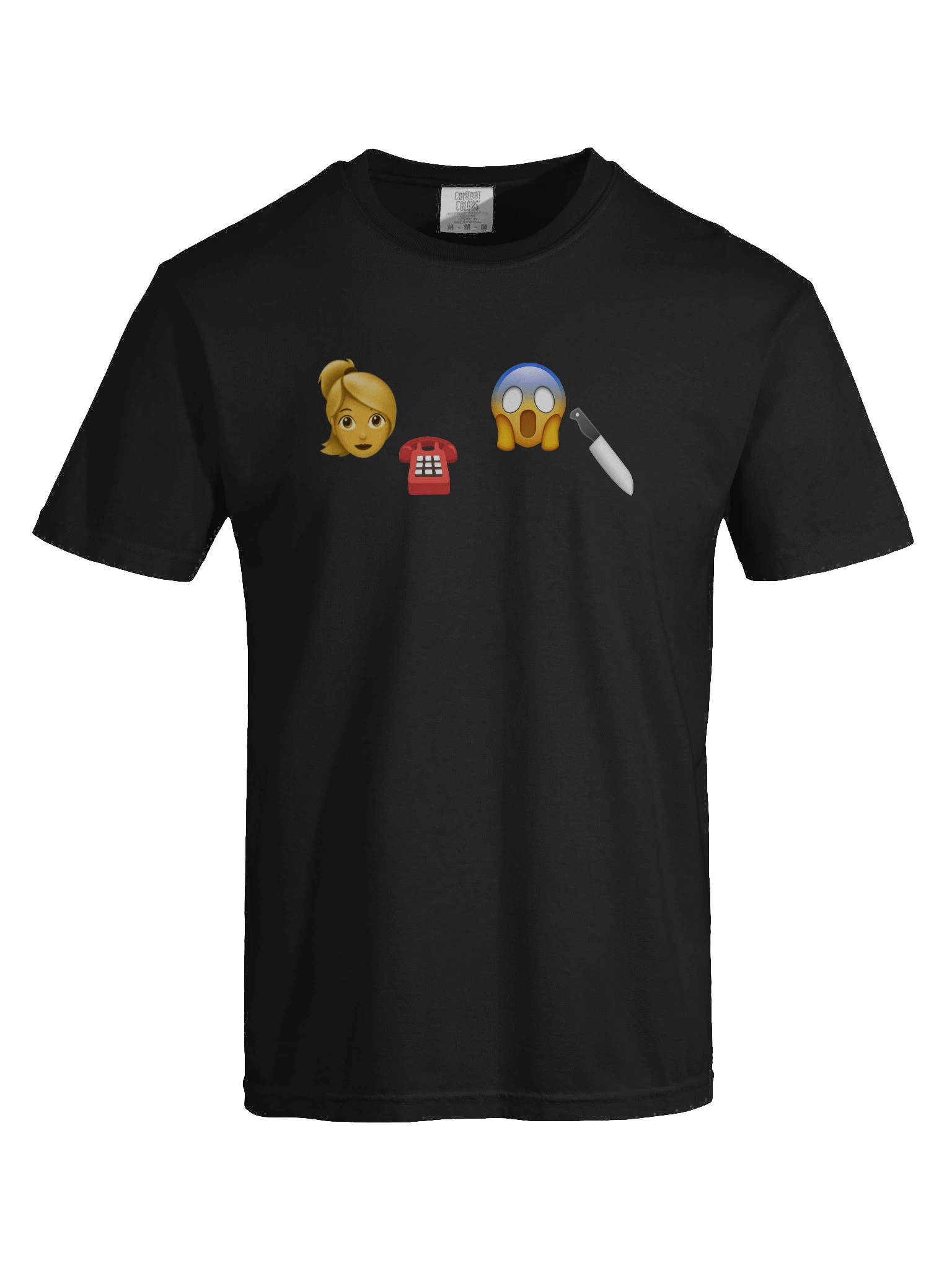 Scarymoji Stabby Phone Tee product image (7)
