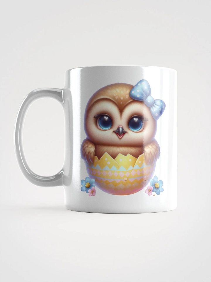 Owl Easter Egg - White Mug product image (2)