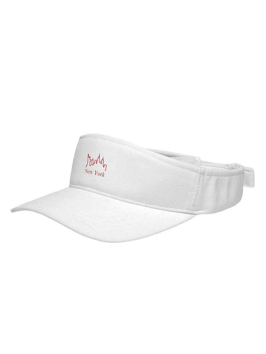 New York Skyline Liberty Embroidered Flexfit Visor product image (6)