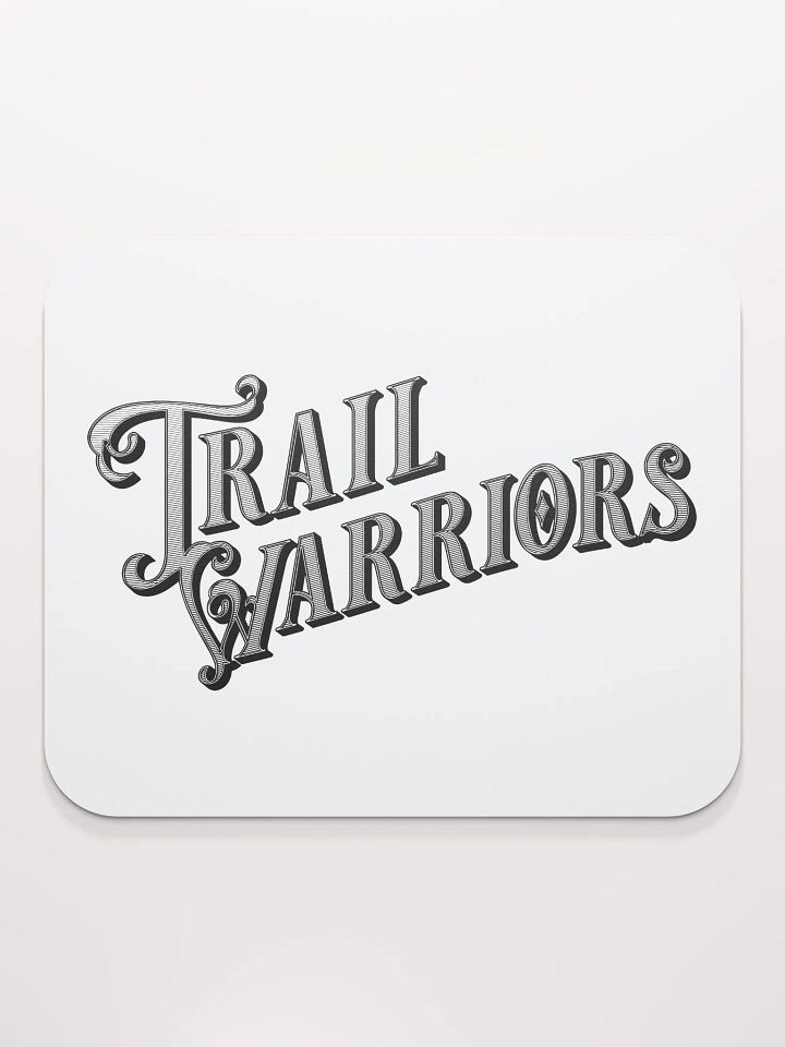 Black w/ Gradient Classic Trail Warriors Emblem Mouse Pad product image (2)