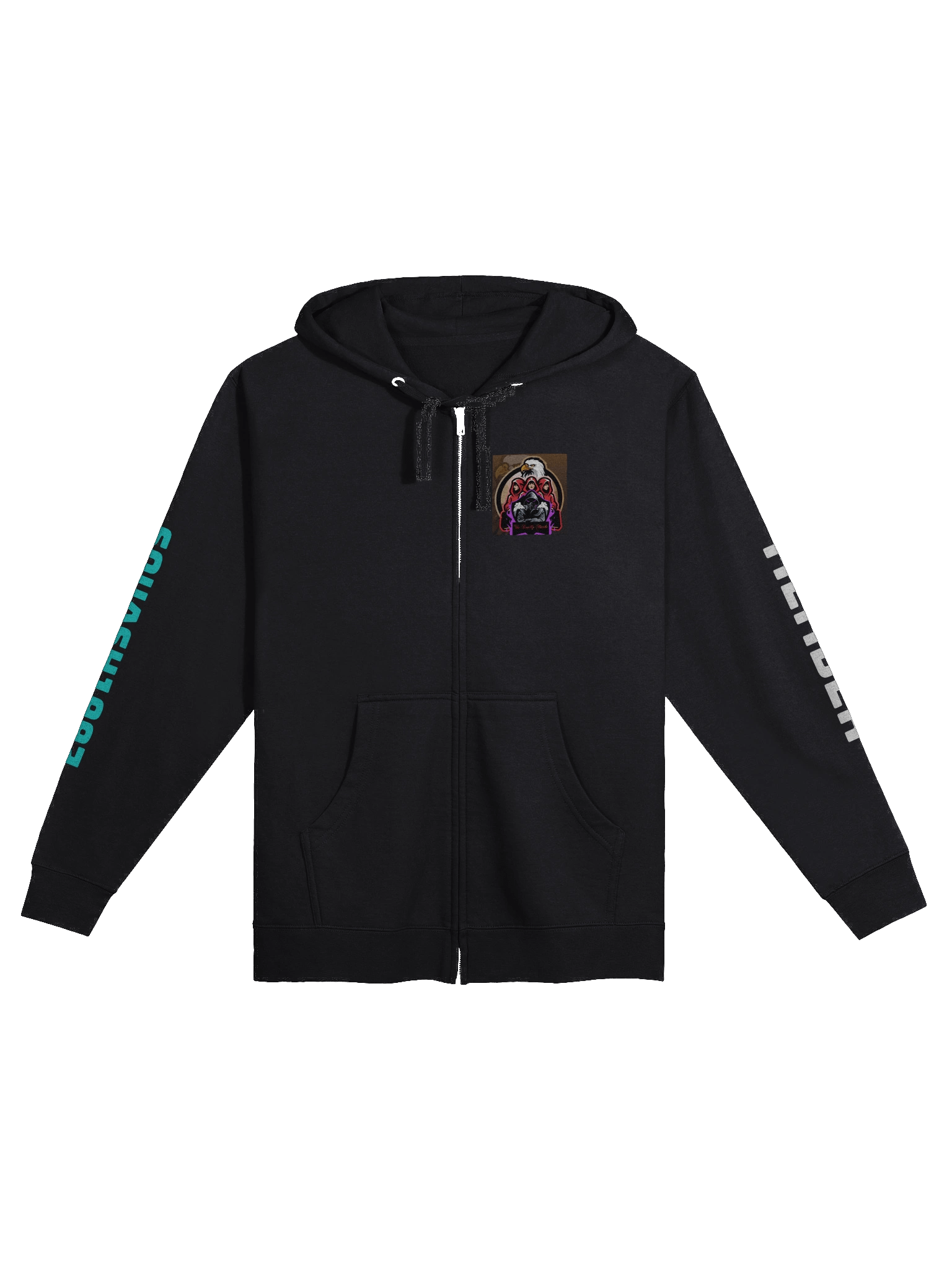 The Deadly Hawks Eagle Zip-Up Hoodie product image (1)