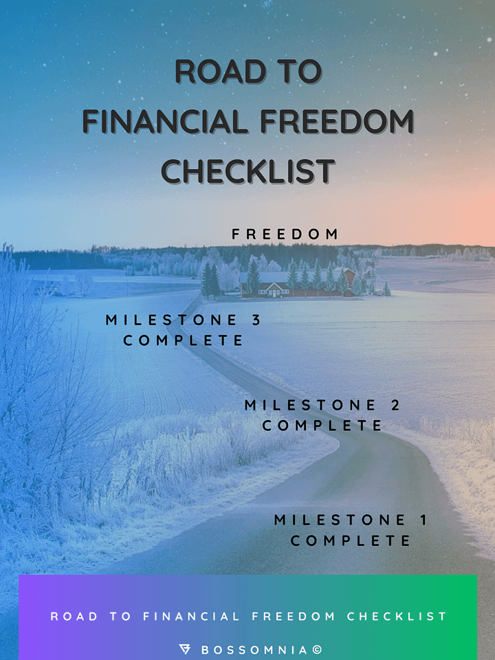 Road To Financial Freedom Checklist product image (1)
