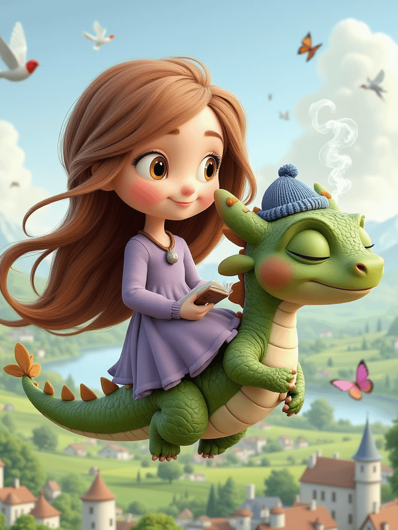 Bedtime Story for Kids | Zoya & a Baby Dragon | Lullaby Tale for Ages 3-8 | Digital Download product image (5)
