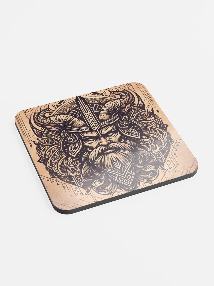 Viking Glass Drink Coaster product image (2)