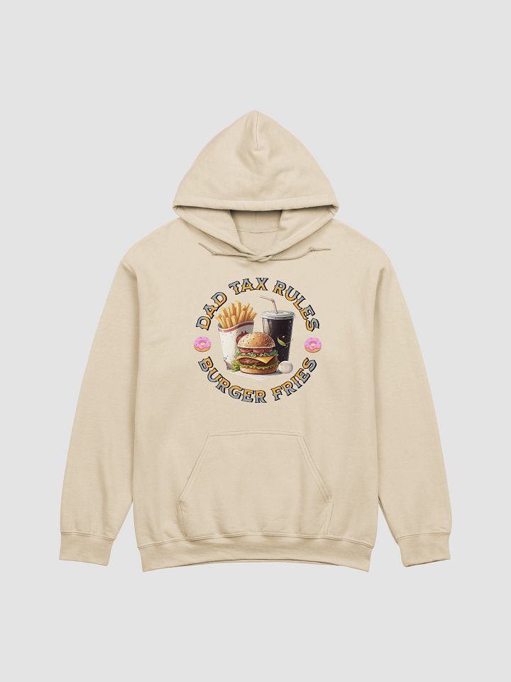 Dad Tax Rules Burger Fries Fast Food Hoodie product image (13)