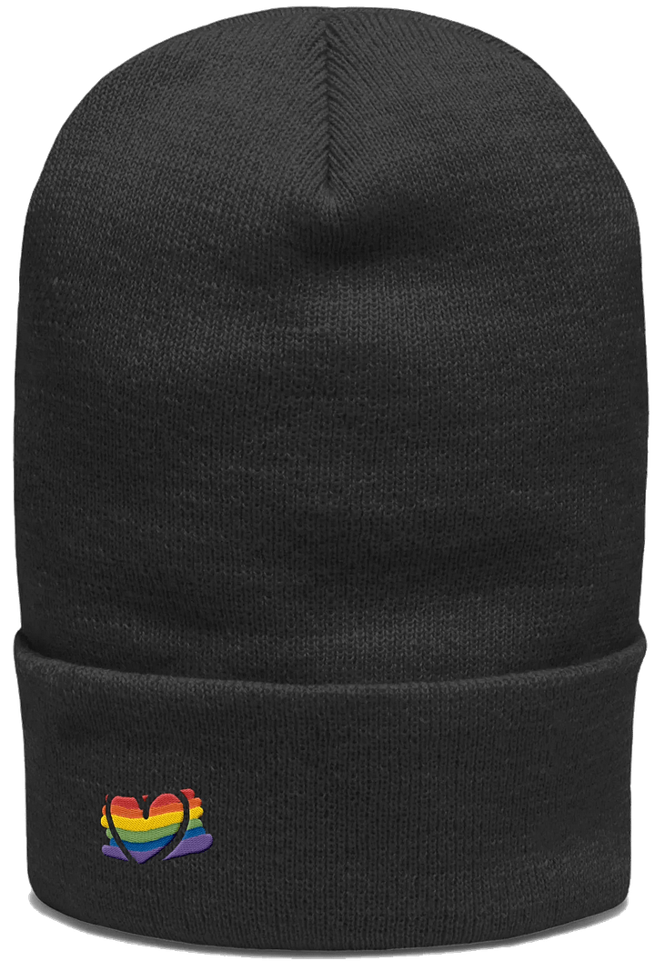 Rainbow Heart Beanie product image (2)