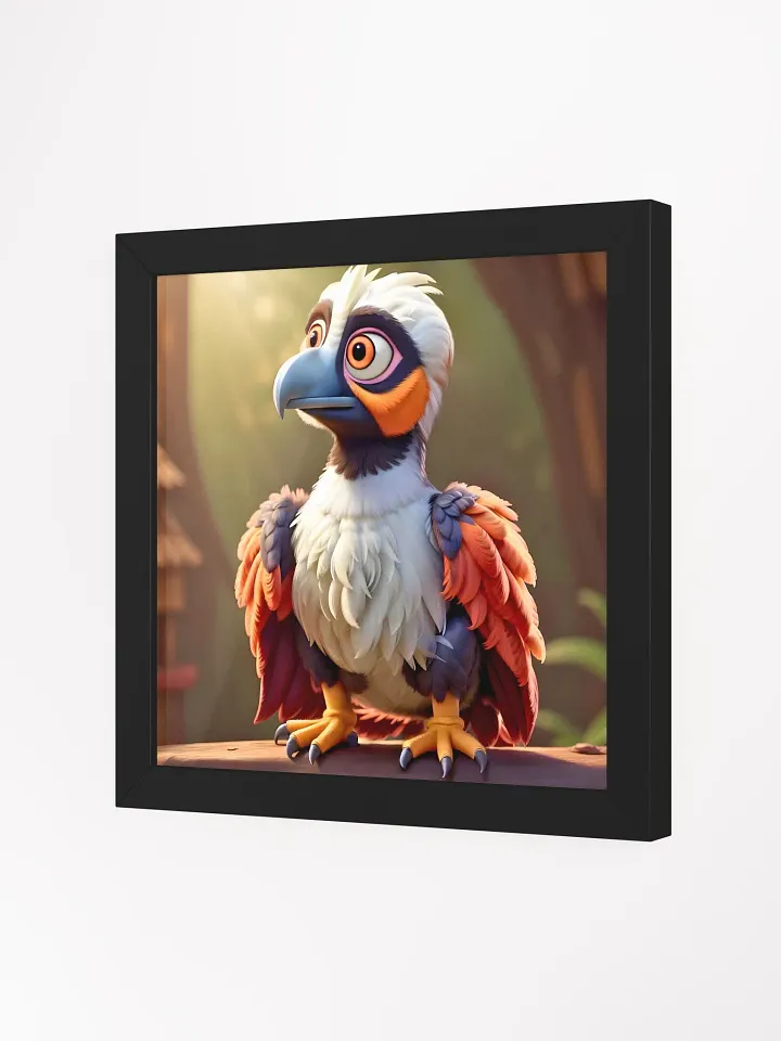 Endangered Species - Mexico - King Vulture Eco-Friendly Ayous Wood Framed Poster product image (2)