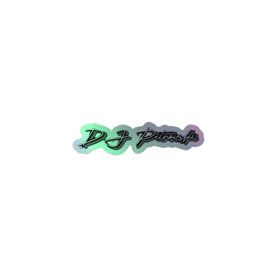 DJ Petrovski Holographic Sticker product image (1)