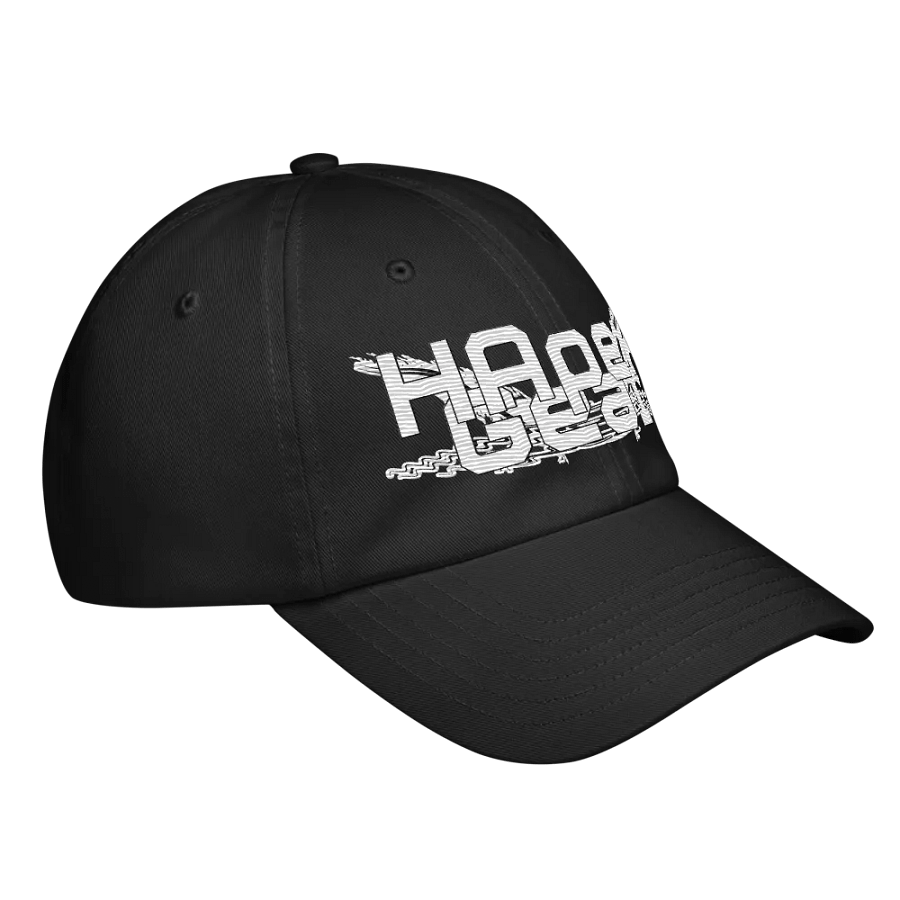 White HApex Gear Black Logo - Embroidered - Dad Hat product image (5)