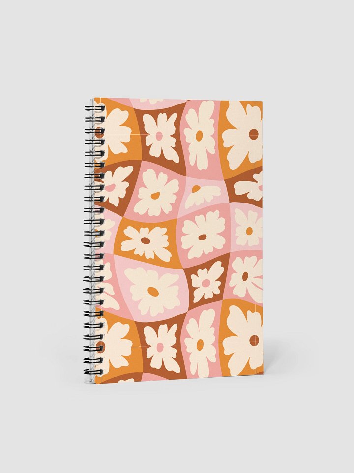 Floral Wave Spiral Notebook product image (1)