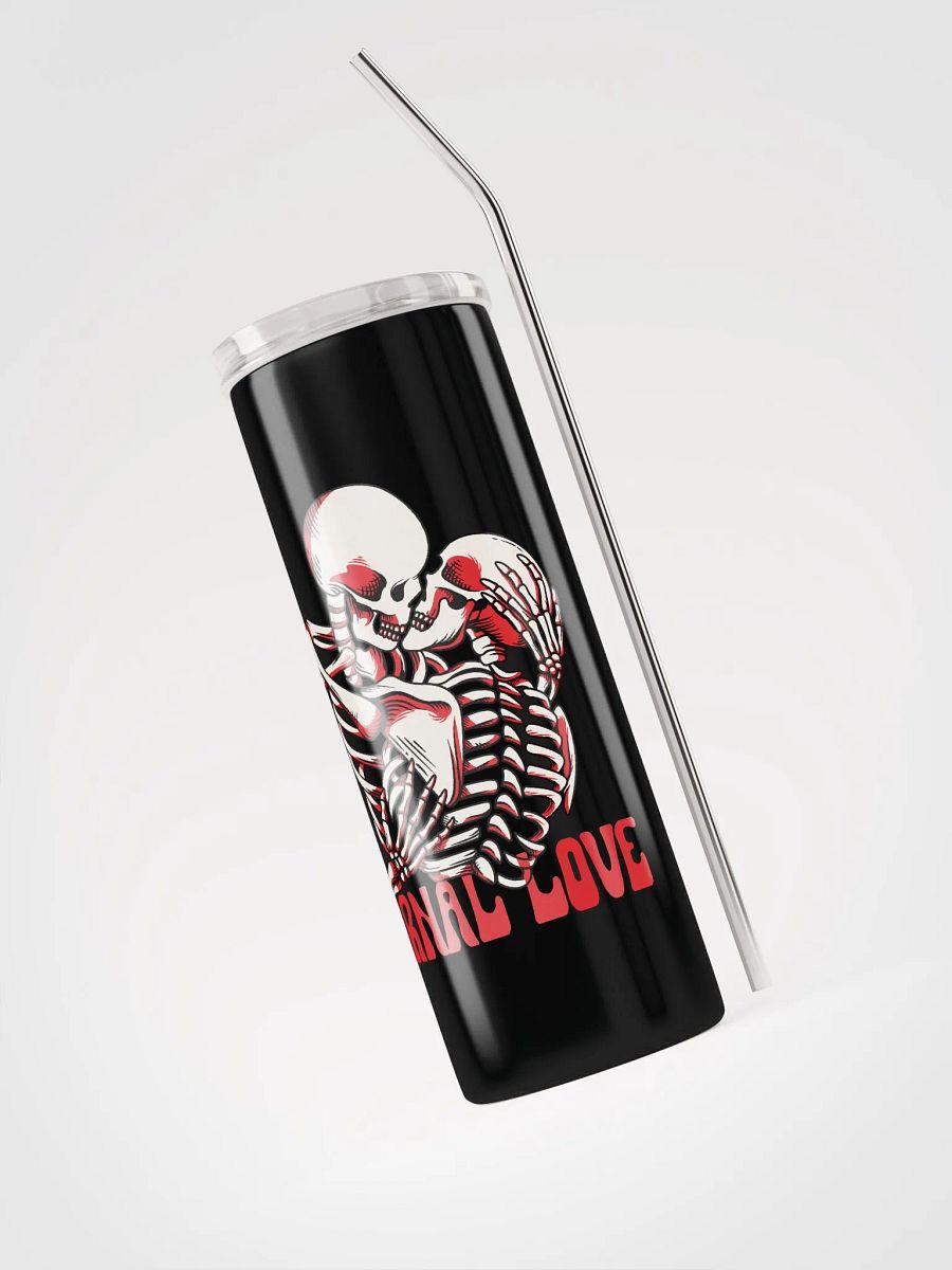 Gothic Valentine's Stainless Steel Tumbler: Eternal Love product image (3)