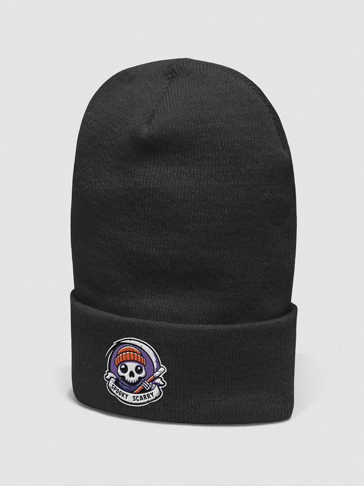 Spooky_scarry logo beanie product image (2)