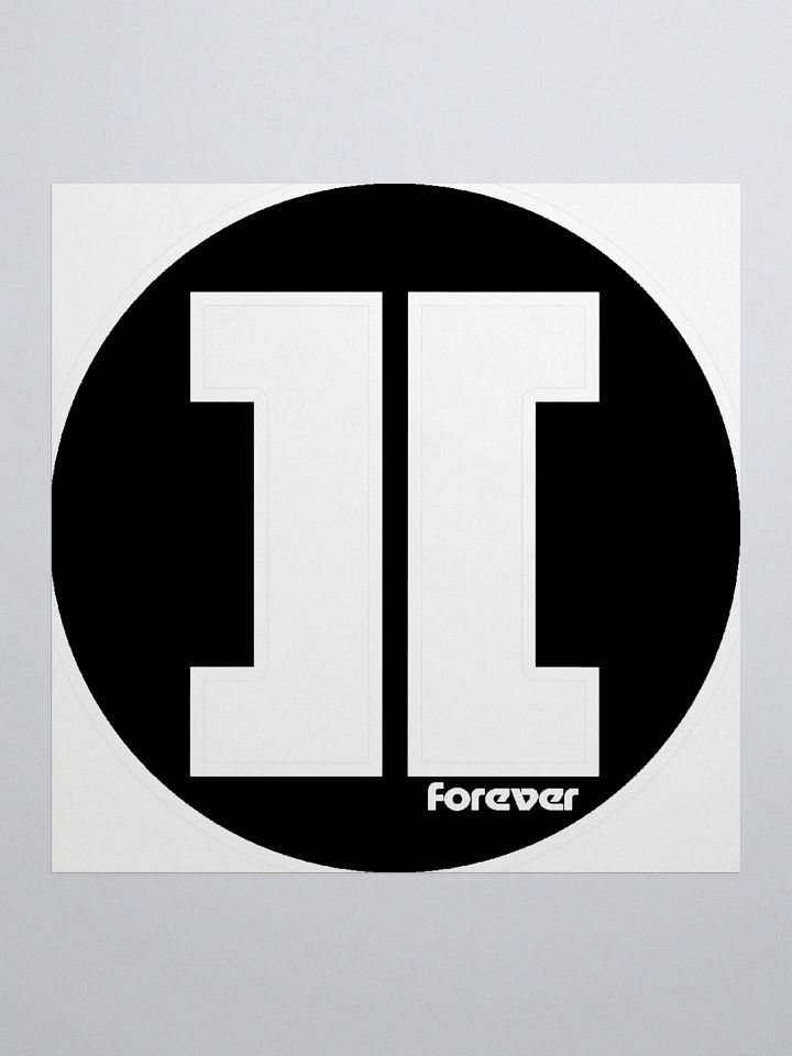 Apple ][ Forever - Clean Black Sticker product image (1)